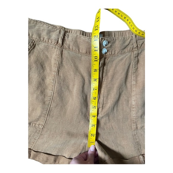 JOIE Linen Lyocell Blend Relaxed Shorts Size 12 - Picture 8 of 11